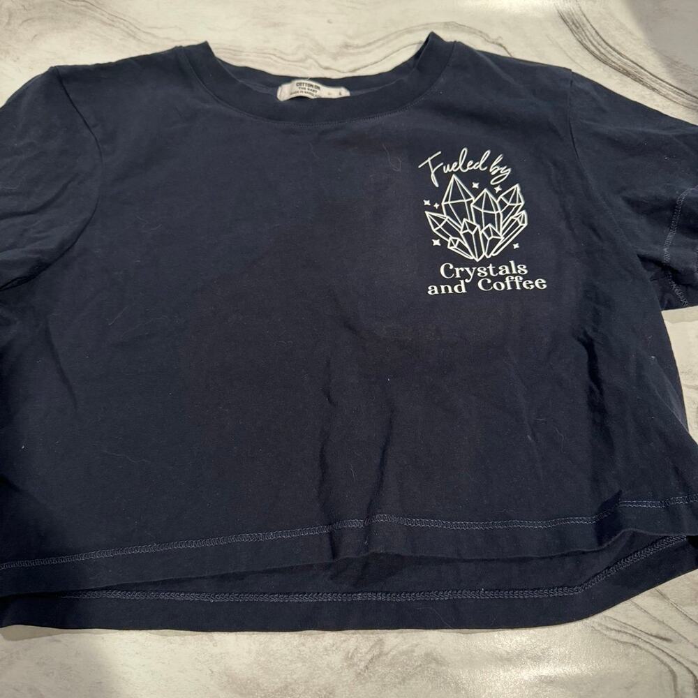 Crystals and coffee tee
